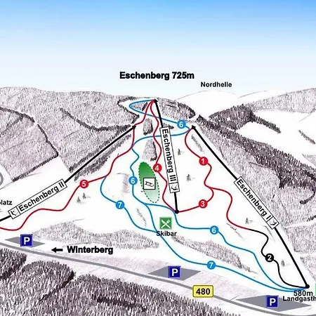Gemuetlicher Ferienwohnung In Niedersfeld Bei Winterberg, Kostenloses Wlan Extérieur photo